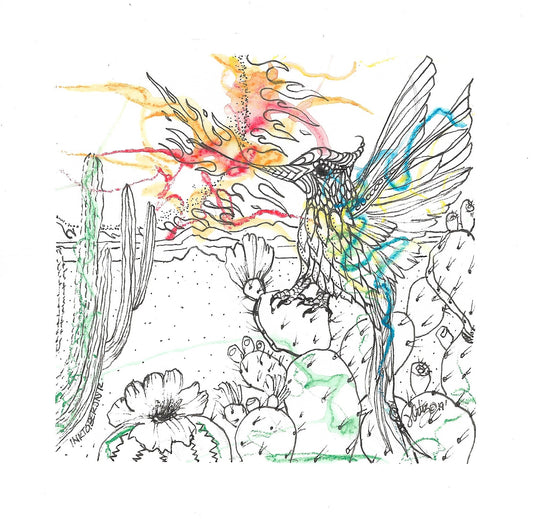 Inktober Humming Birds
