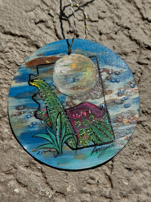 Hand-Painted Wooden Ornament Originals