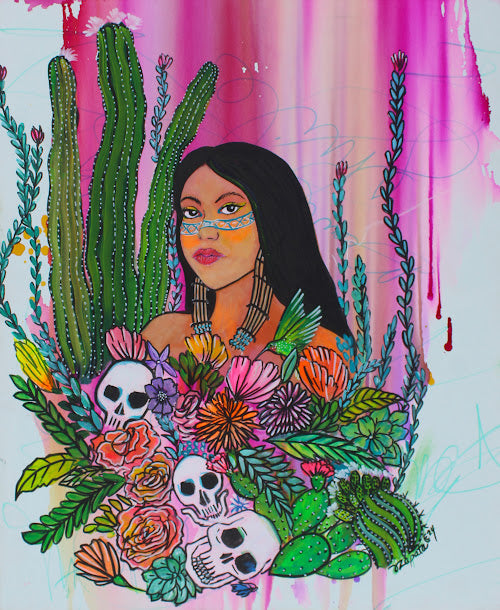Native Print - Zapata Fine Art