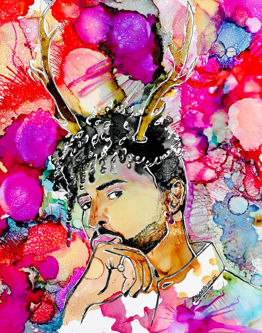 Benito El Venado Original - Zapata Fine Art