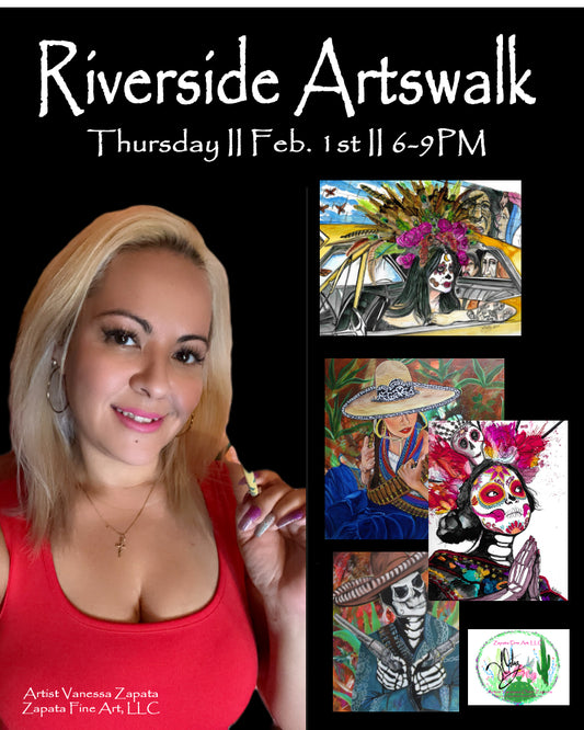 Riverside Artswalk Feb. 1st 6-9pm