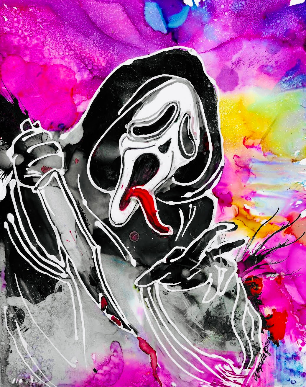Screaming Colors Print - Zapata Fine Art