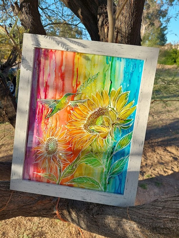 Sunflower Peace Original - Zapata Fine Art