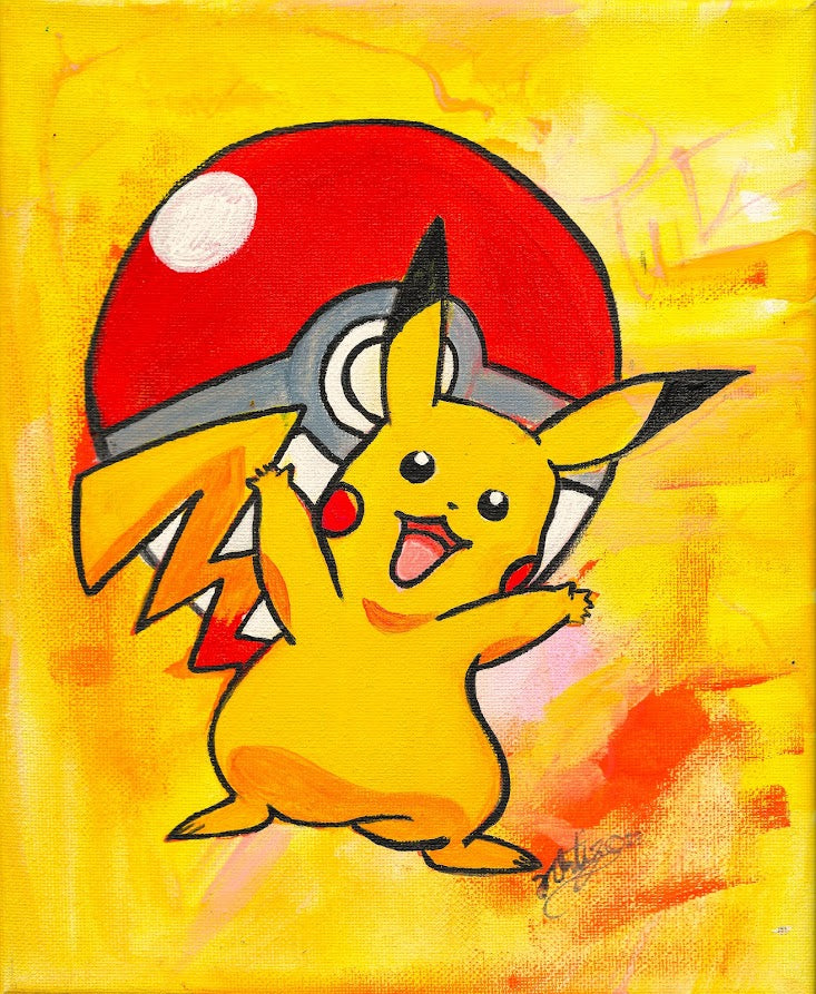 Pika Pokemon Print - Zapata Fine Art