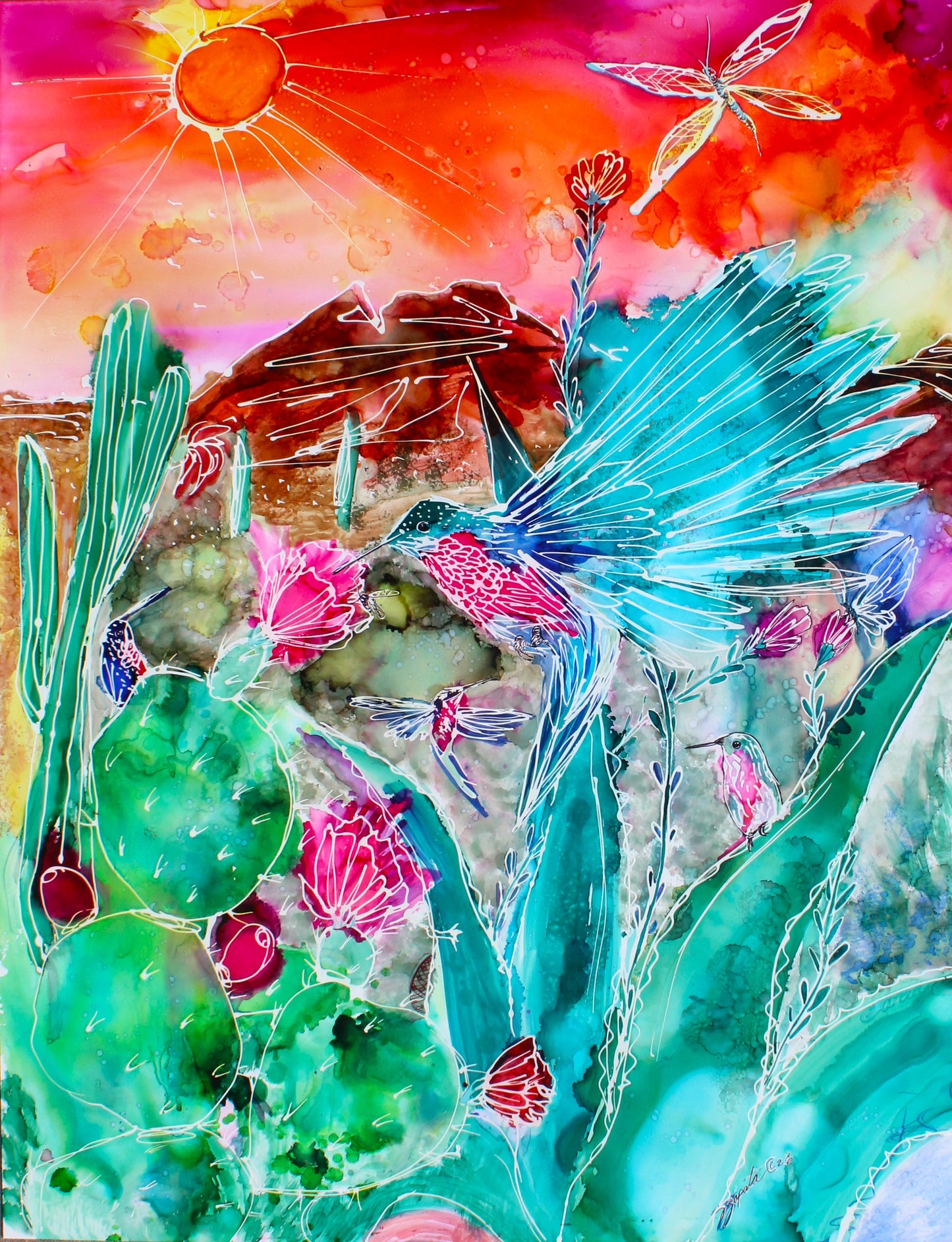 Hummingbird Valley print (Copy) - Zapata Fine Art
