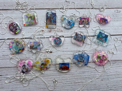 Artwork Pendant with Necklace