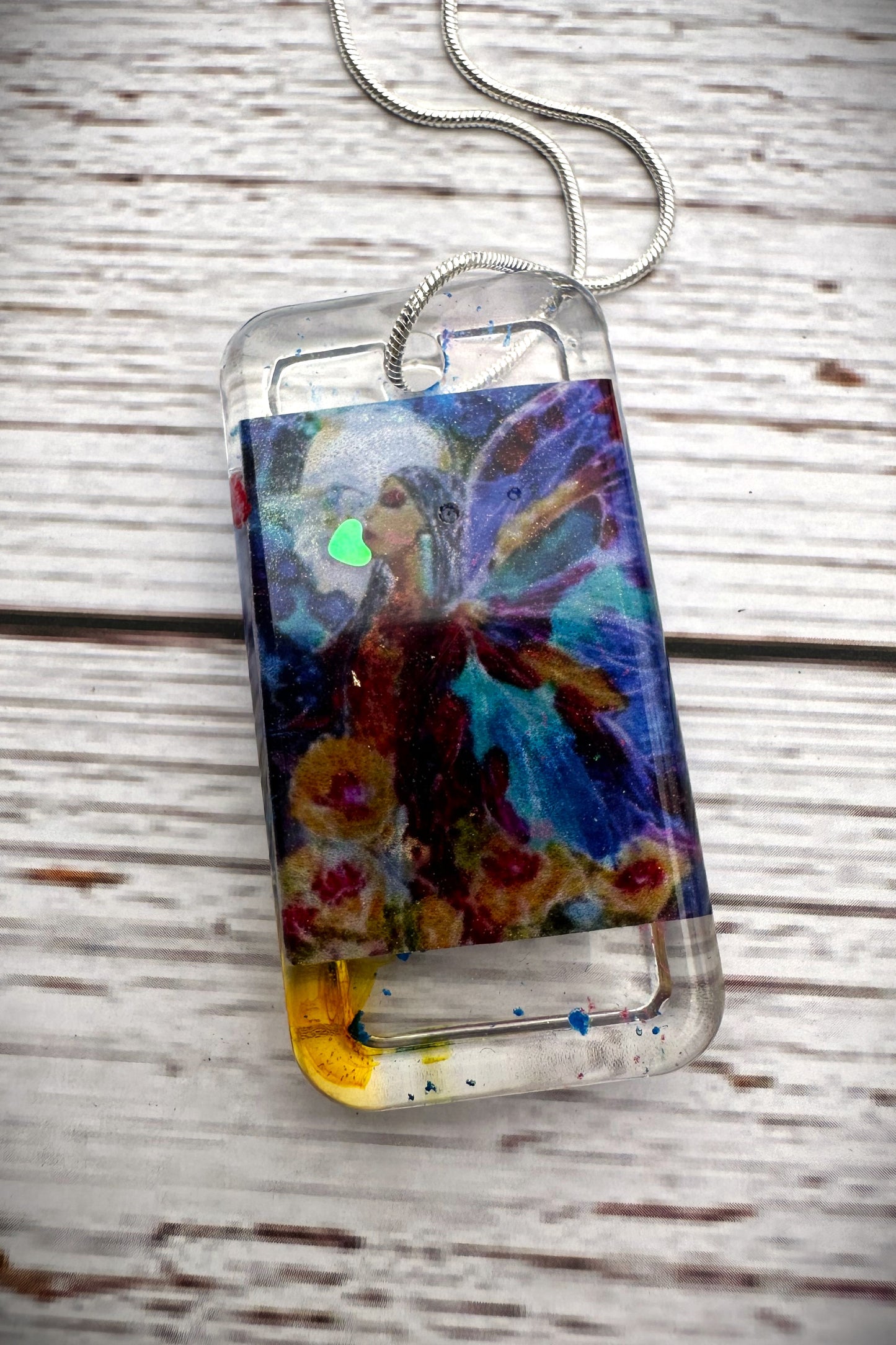 Artwork Pendant with Necklace