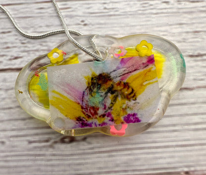 Artwork Pendant with Necklace