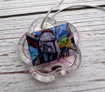 Artwork Pendant with Necklace