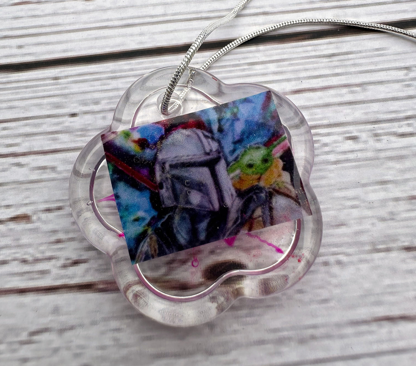 Artwork Pendant with Necklace