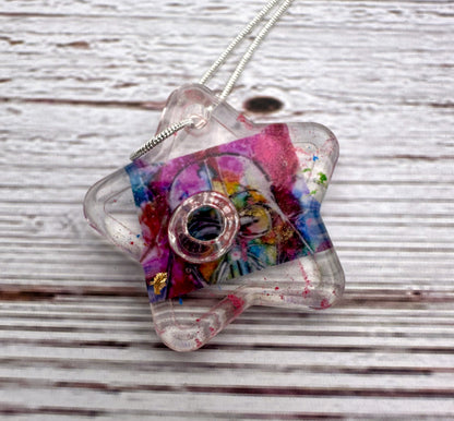 Artwork Pendant with Necklace