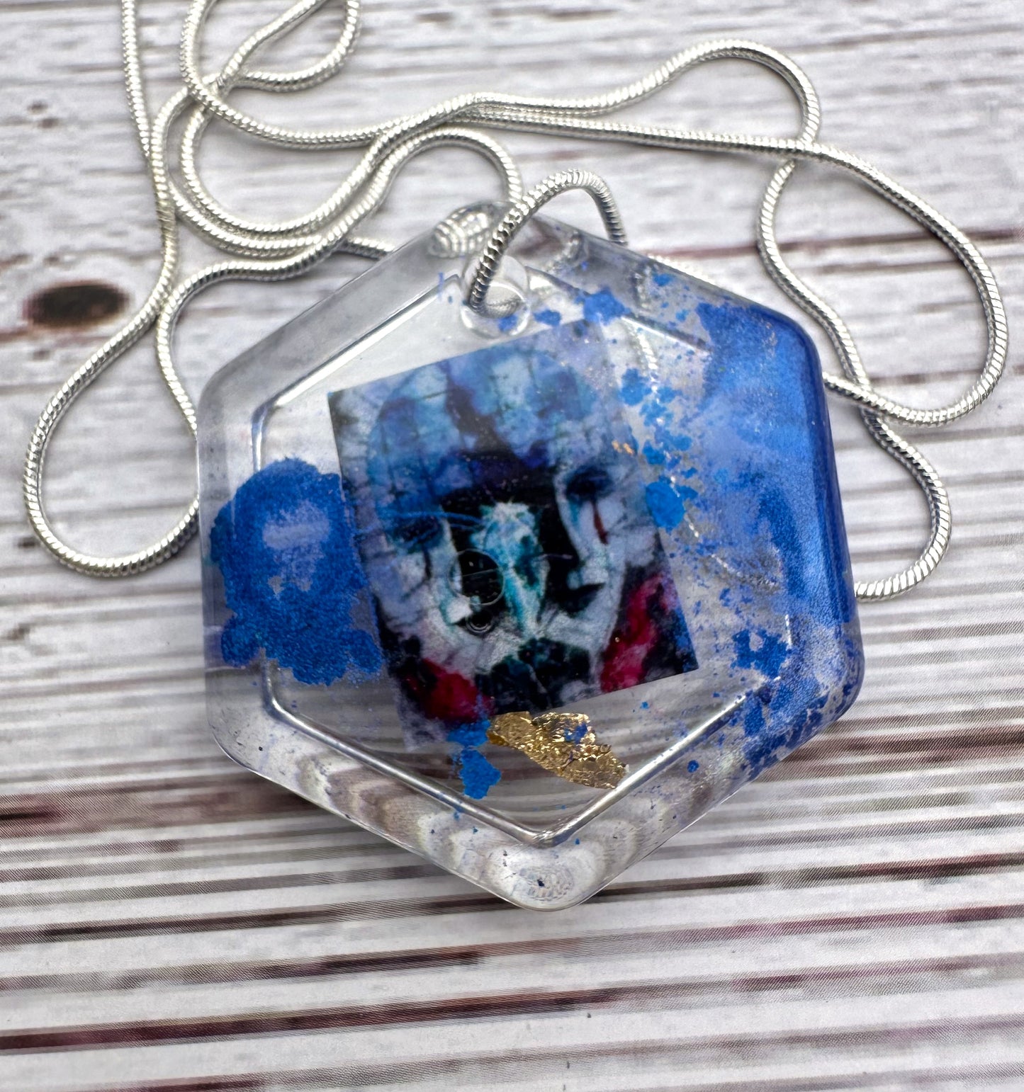 Artwork Pendant with Necklace