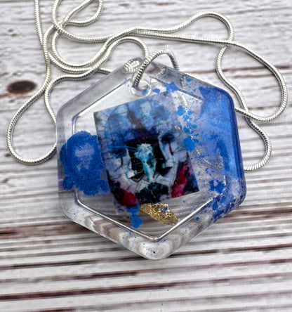 Artwork Pendant with Necklace