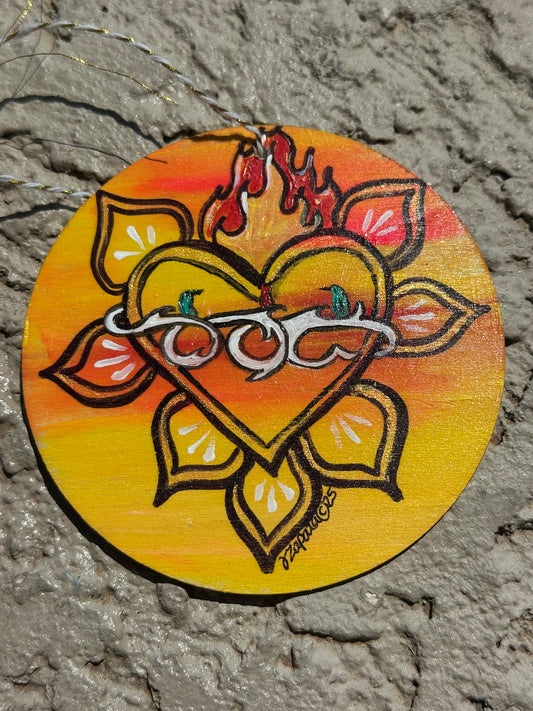 Hand-Painted Wooden Ornament Originals