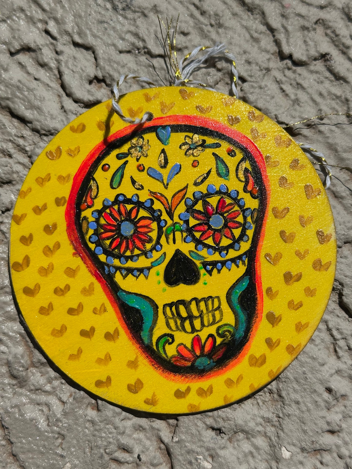 Hand-Painted Wooden Ornament Originals