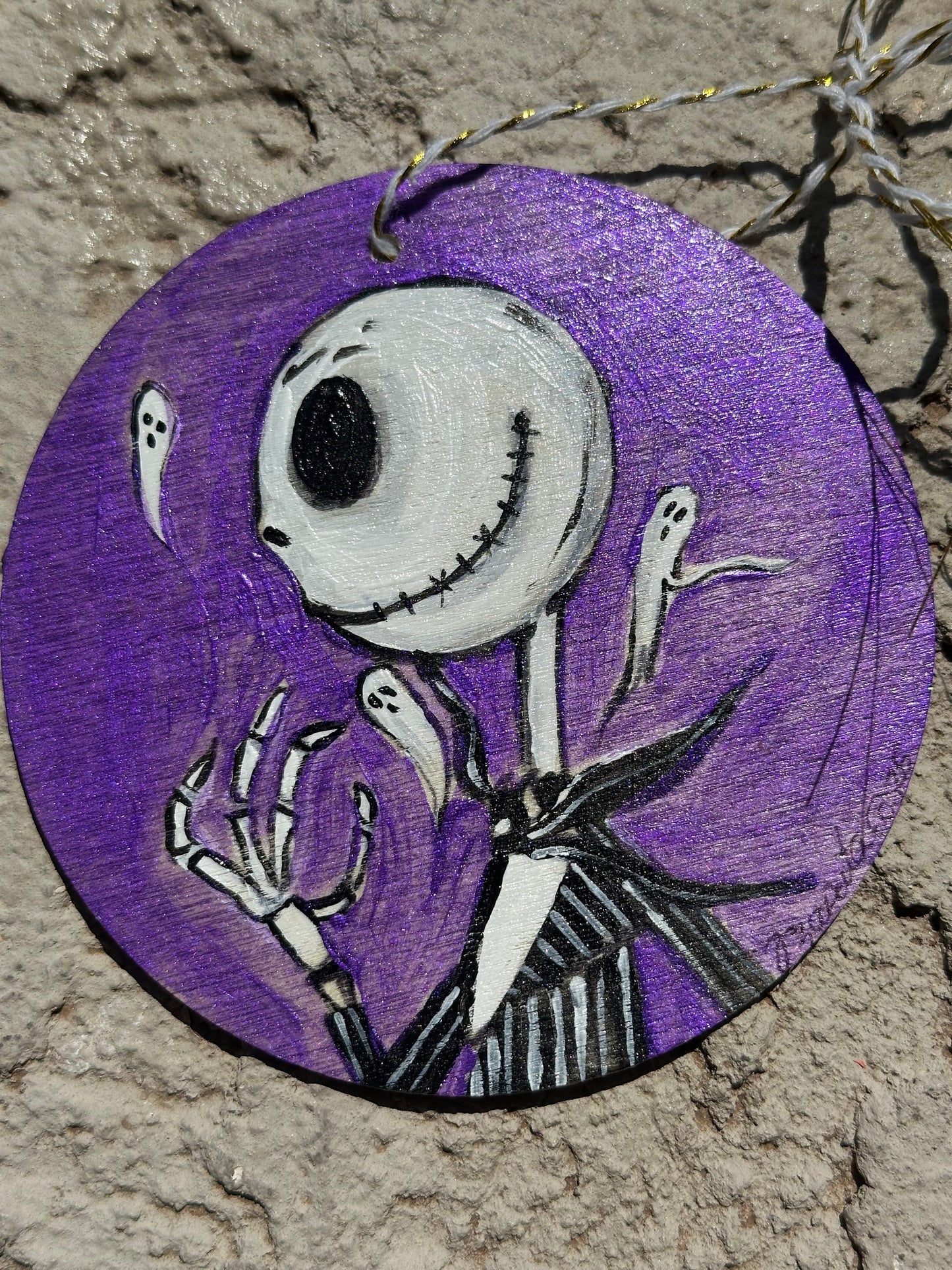 Hand-Painted Wooden Ornament Originals