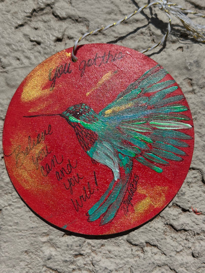 Hand-Painted Wooden Ornament Originals