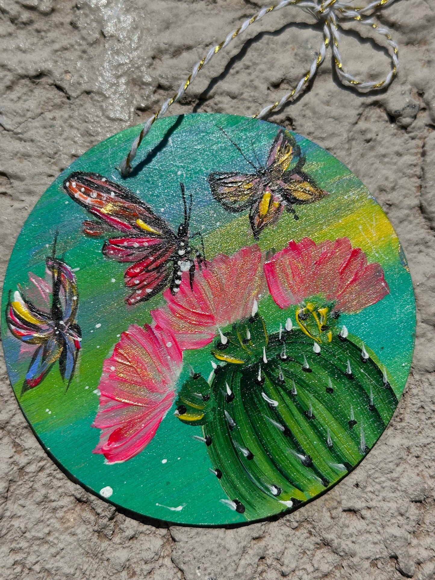 Hand-Painted Wooden Ornament Originals
