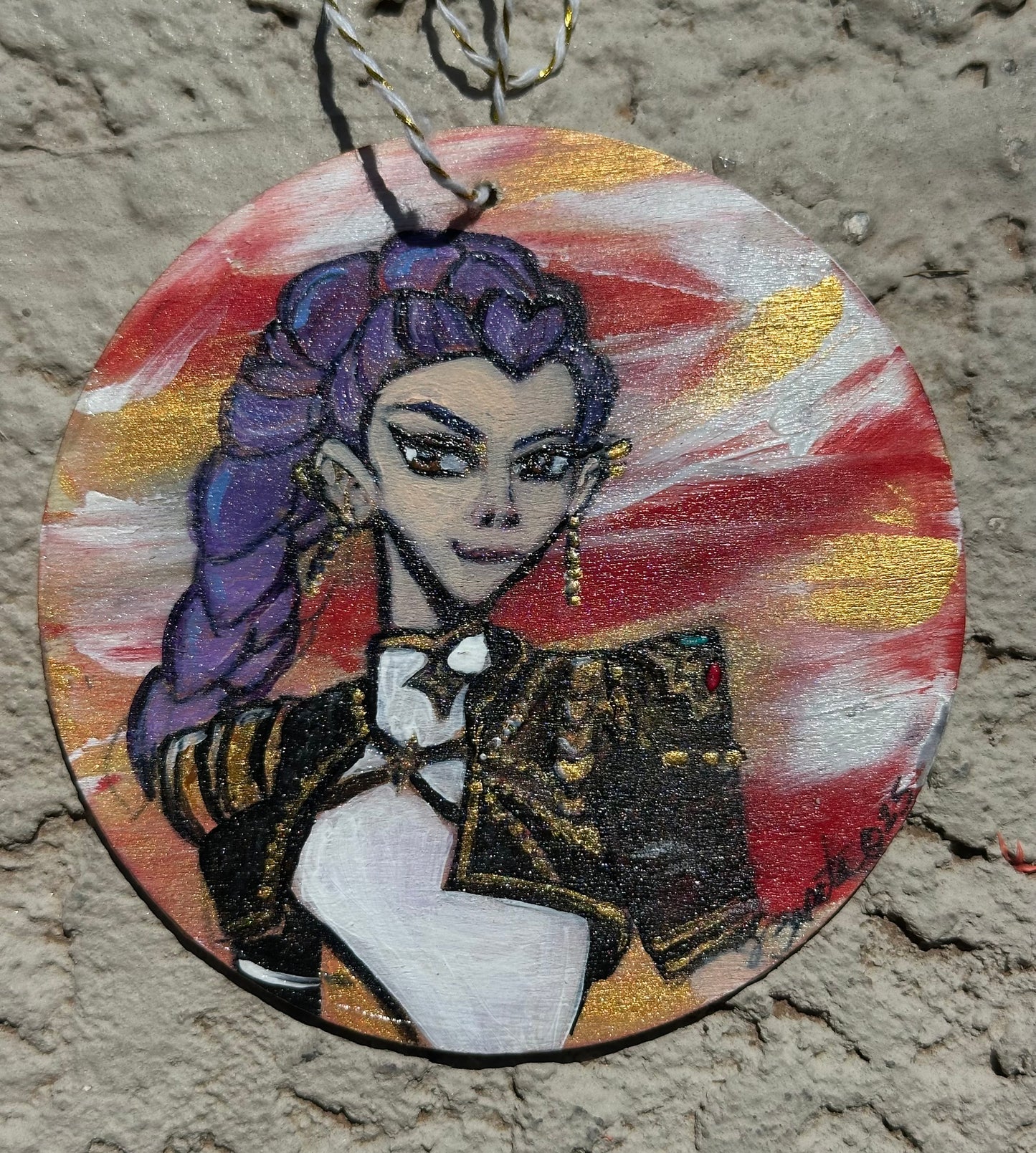 Hand-Painted Wooden Ornament Originals