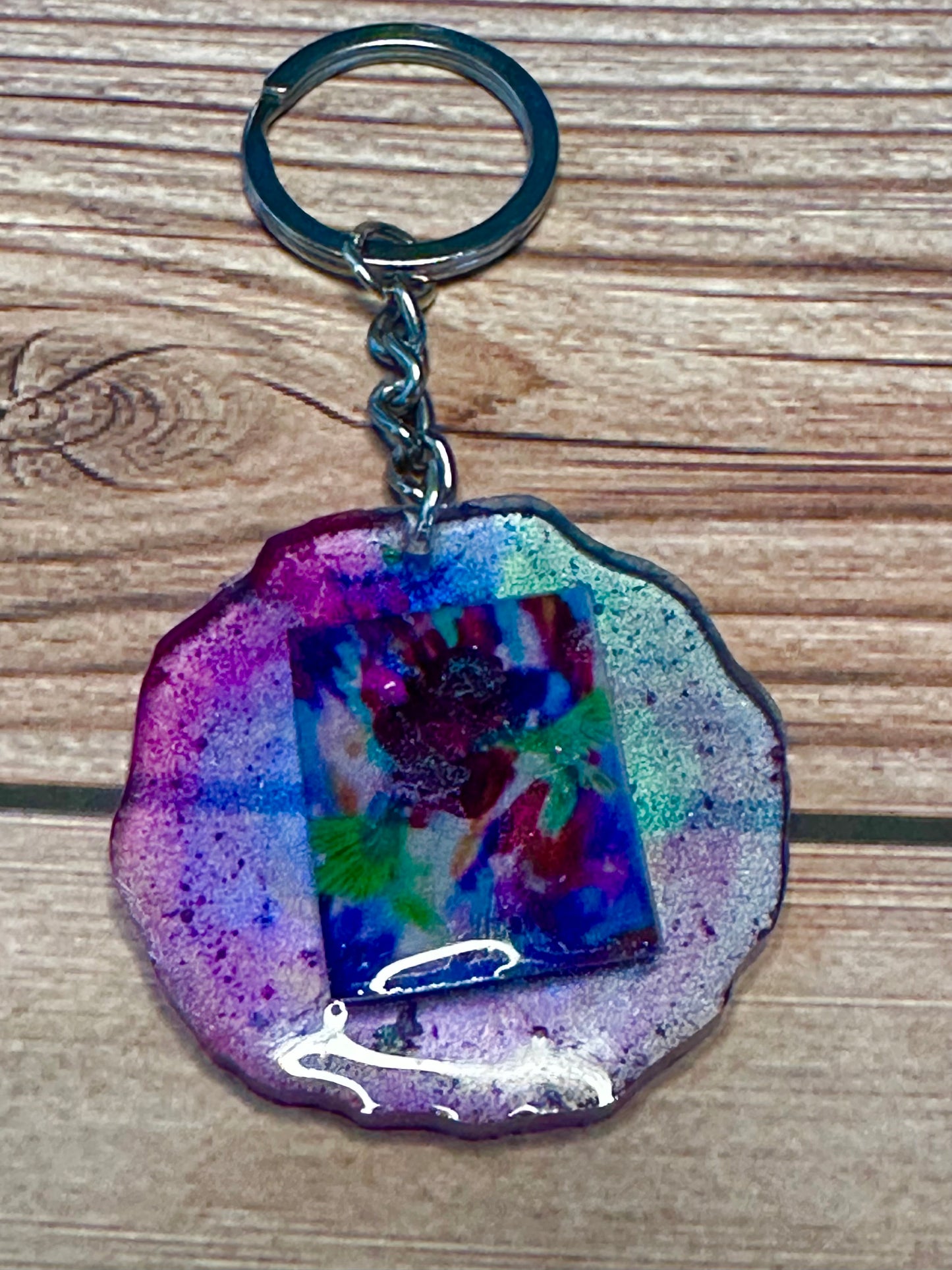 Resin Art Keychain