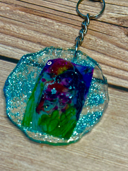 Resin Art Keychain