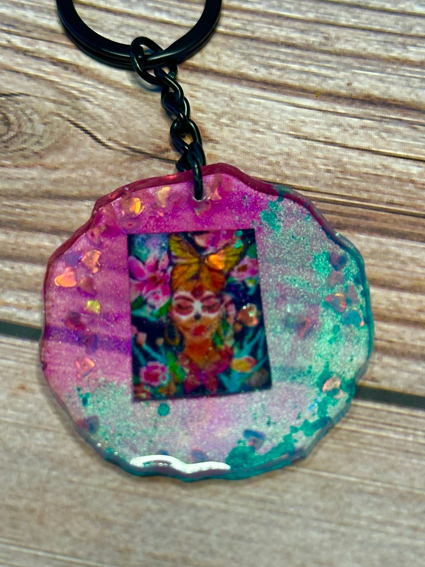 Resin Art Keychain