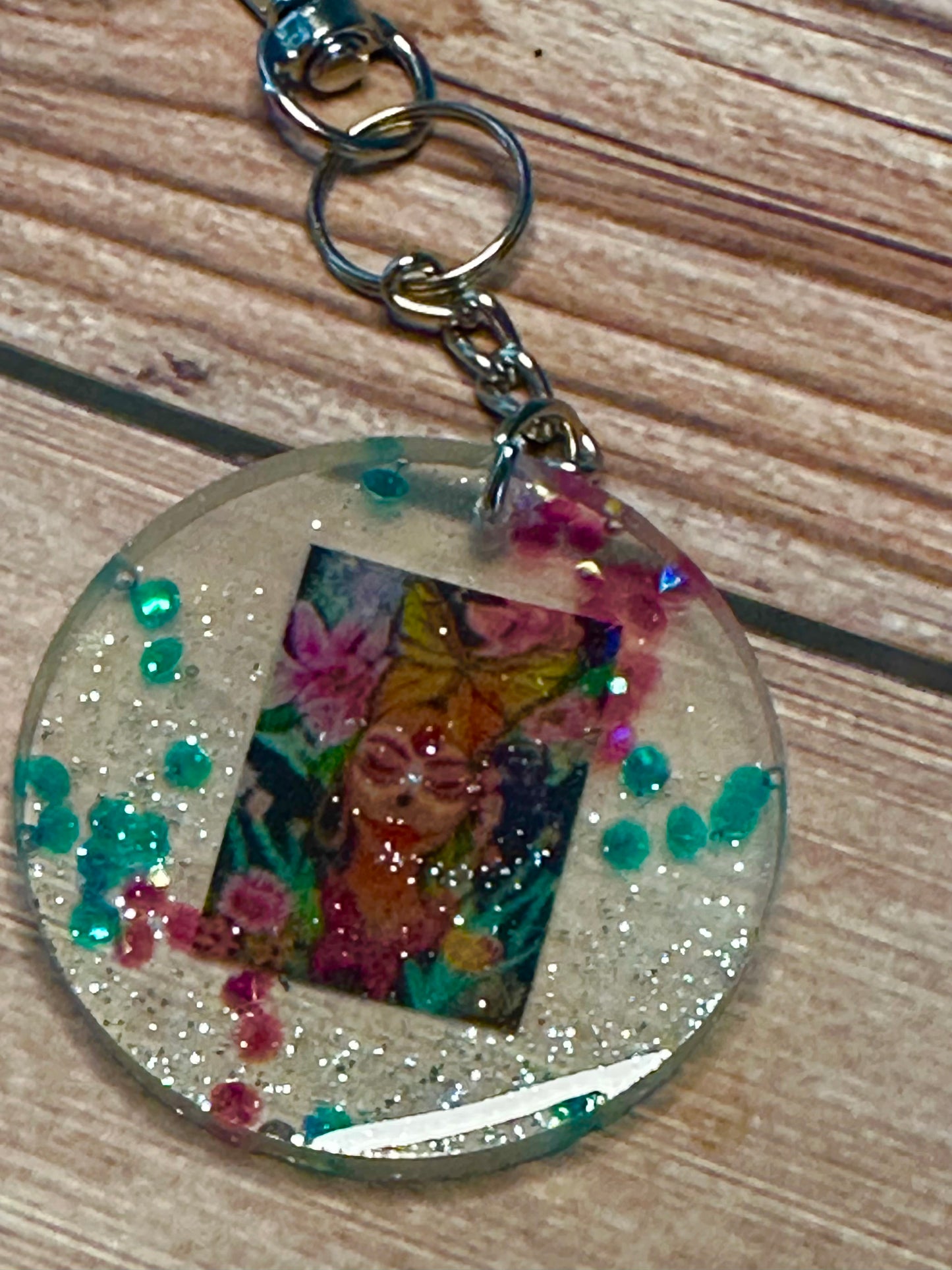 Resin Art Keychain