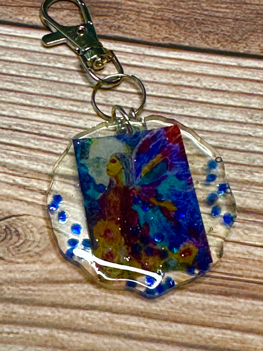 Resin Art Keychain - Zapata Fine Art