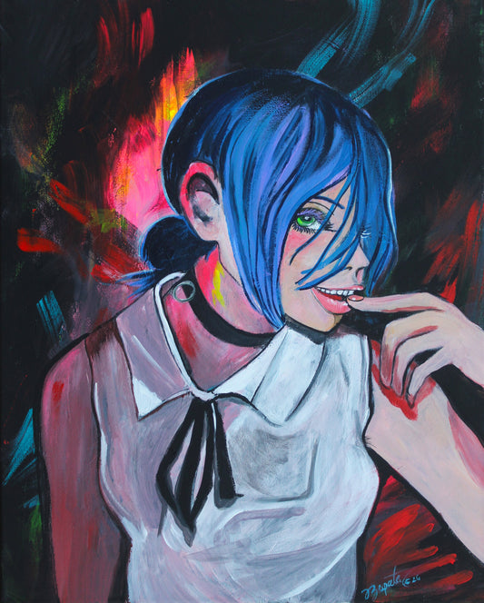 Bomb Girl Original - Zapata Fine Art