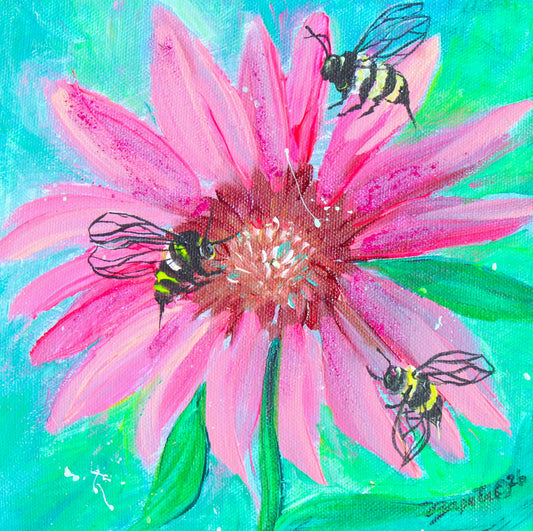 Three Little Dreams Original - Zapata Fine Art