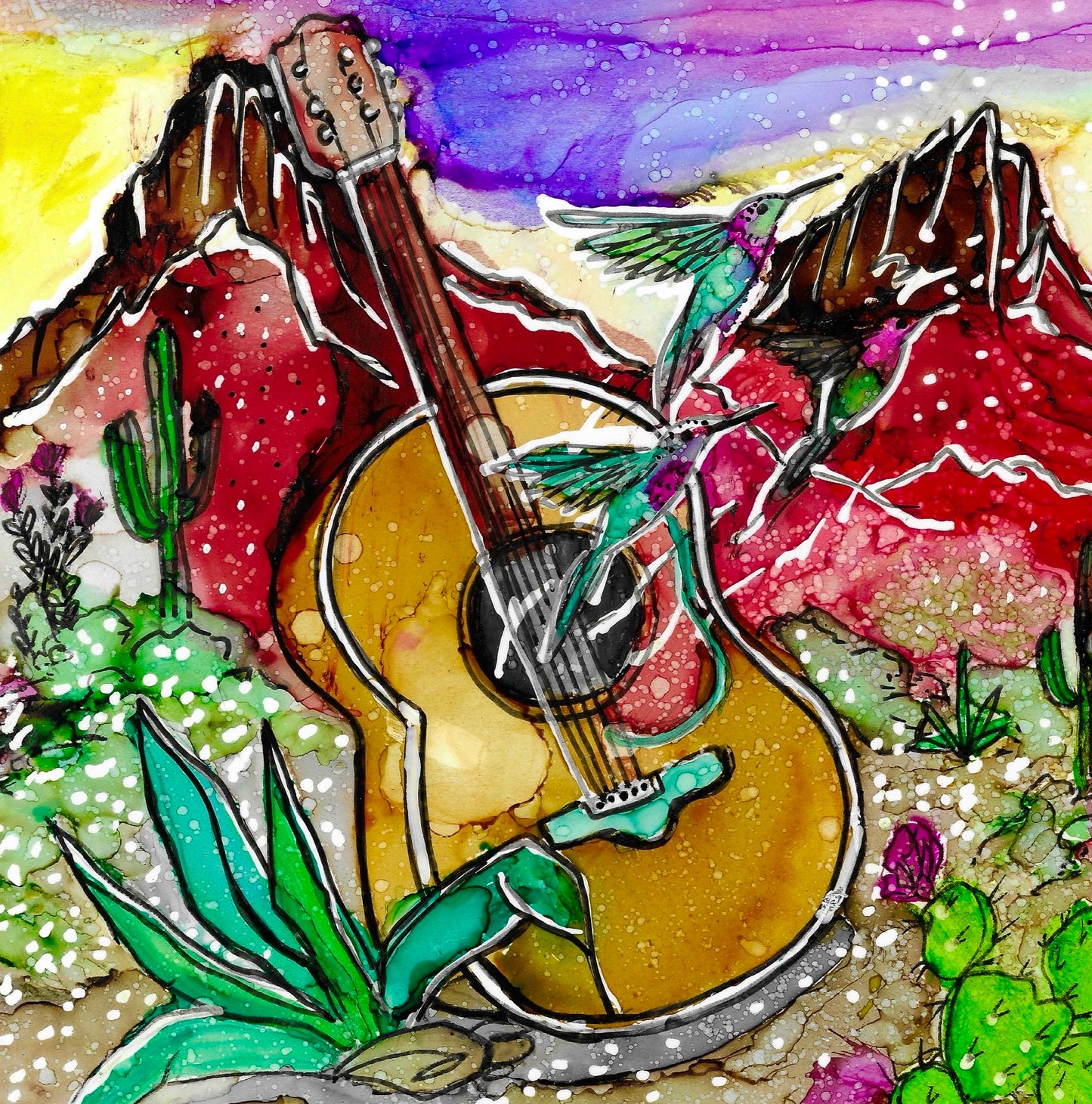 Music in the Mountains print - Zapata Fine Art