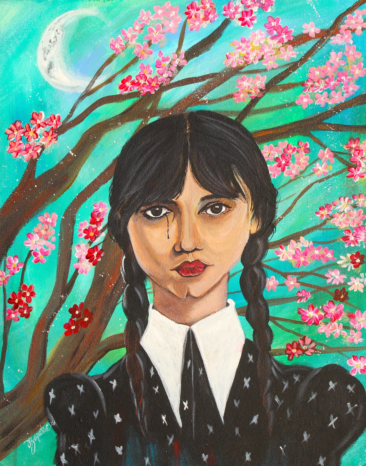 One Tear Under the Moon print