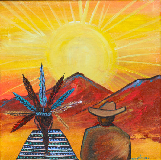 Peaceful Sunset Original - Zapata Fine Art