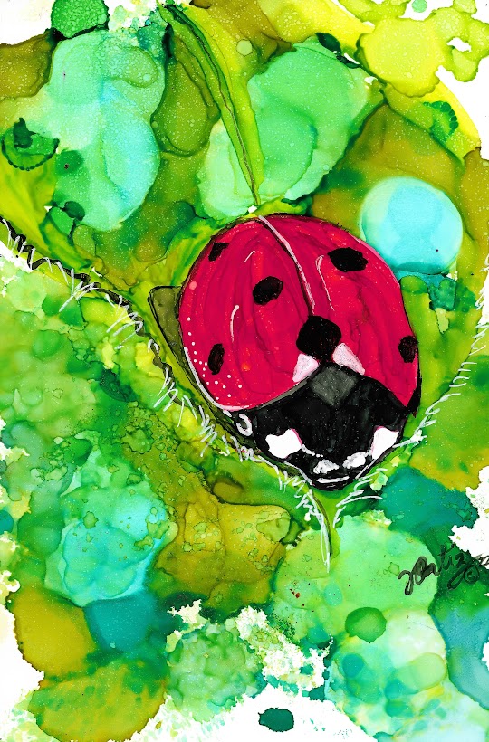 Ladybug Print - Zapata Fine Art