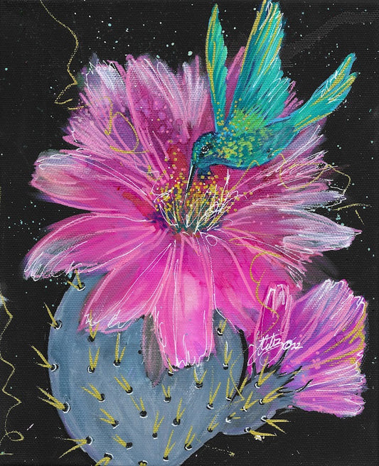 Blooming Love Original - Zapata Fine Art