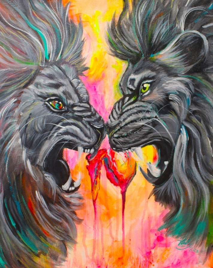 Two Faced Love Print - Zapata Fine Art