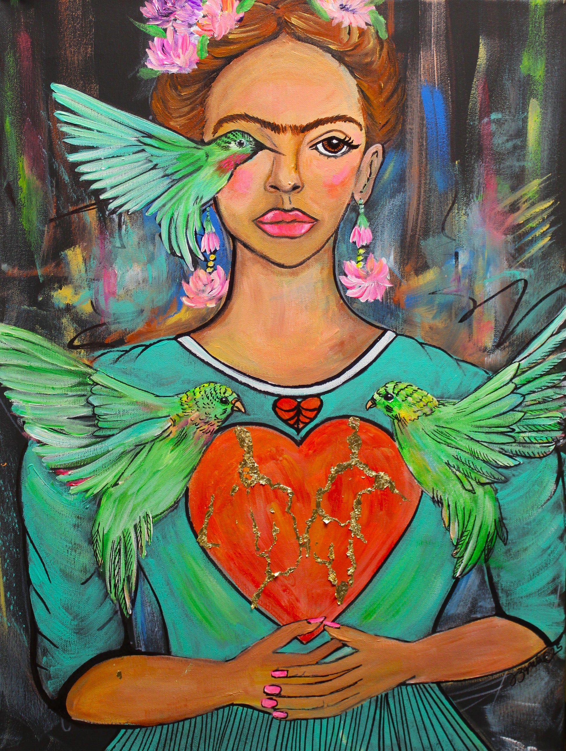 Corazon Triste Print - Zapata Fine Art