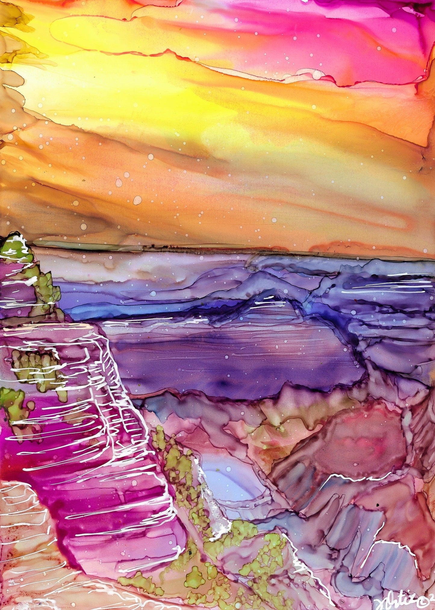 Grand Canyon Sky Original - Zapata Fine Art