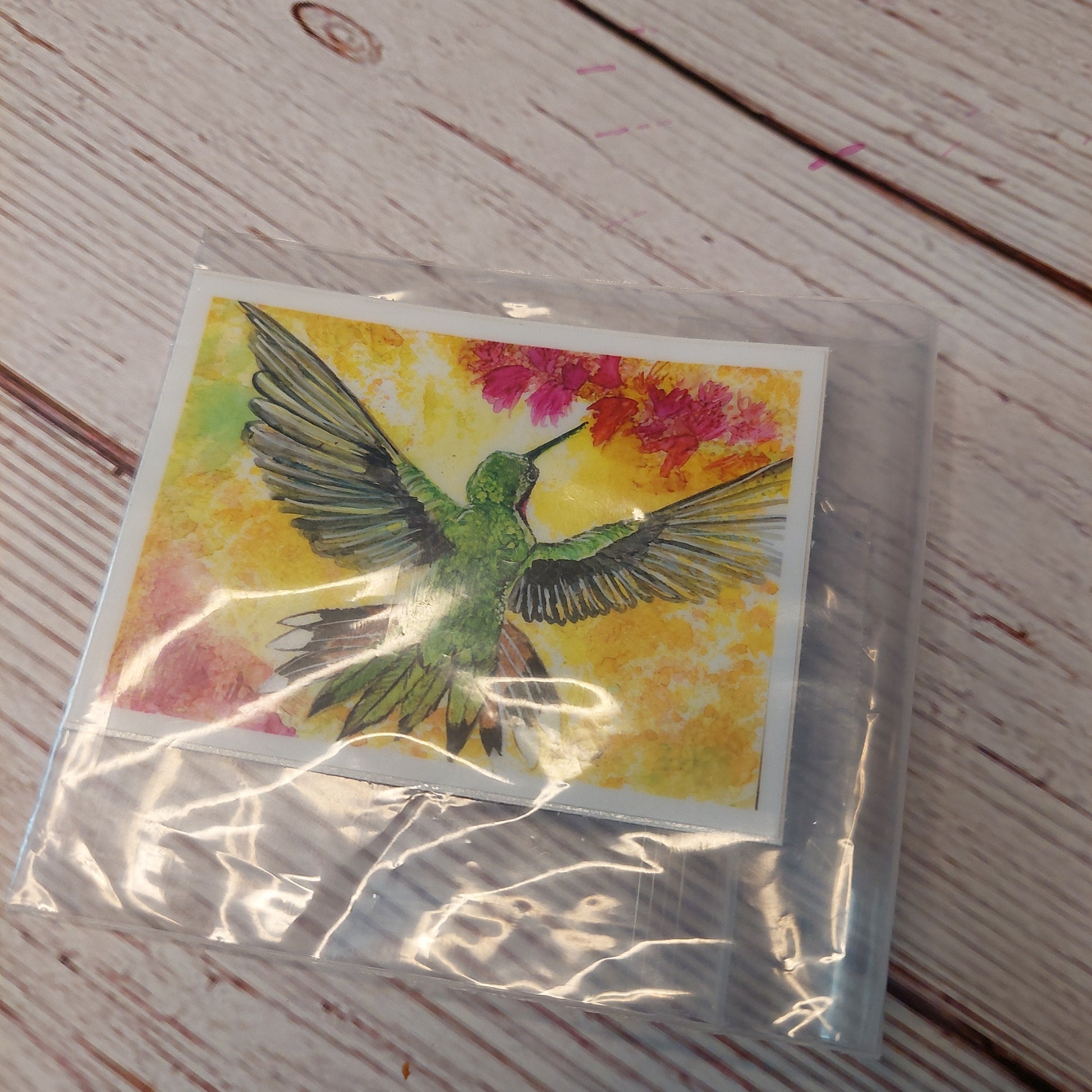 Hummingbird Sticker - Zapata Fine Art