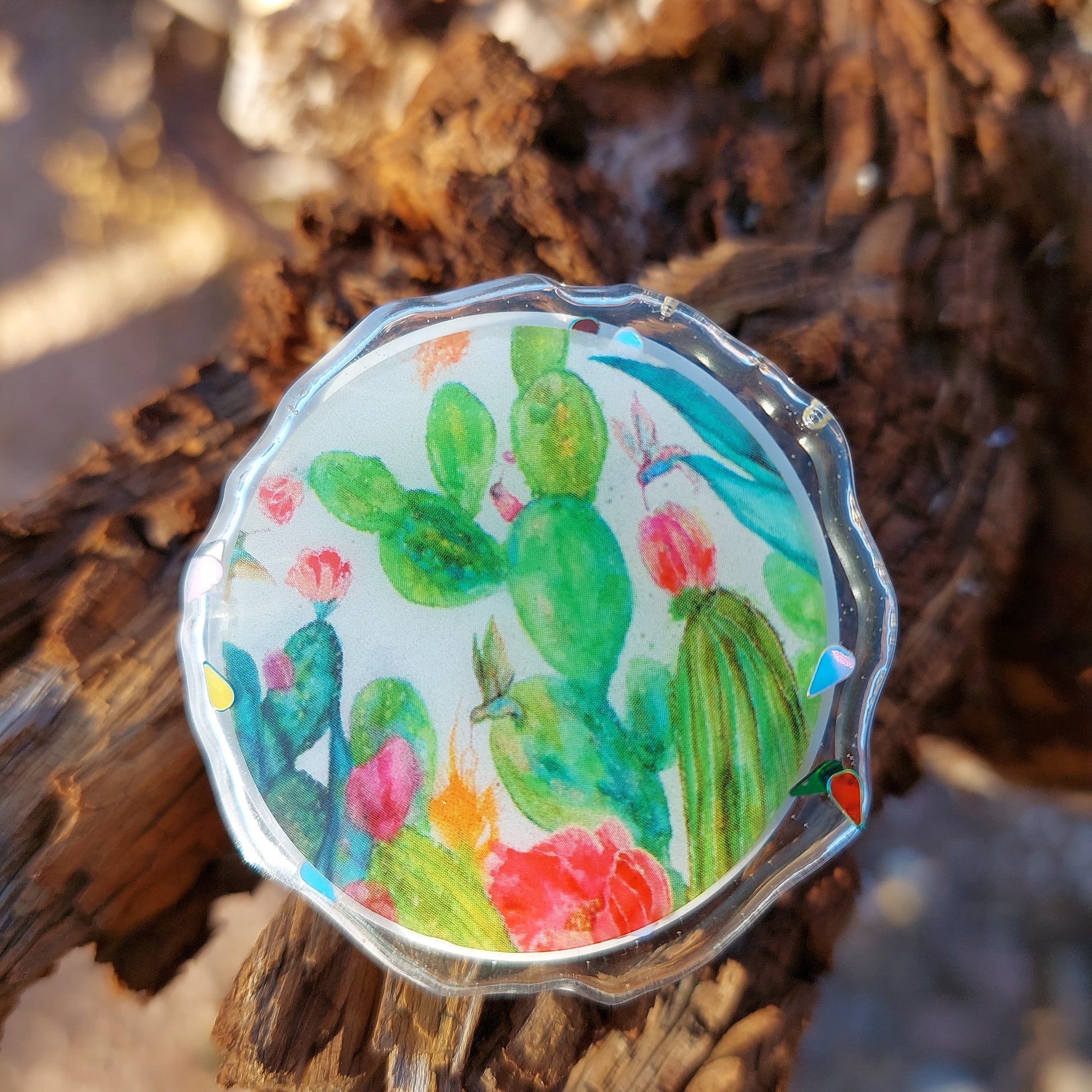 Hummingbird Euphoria Pop Socket - Zapata Fine Art