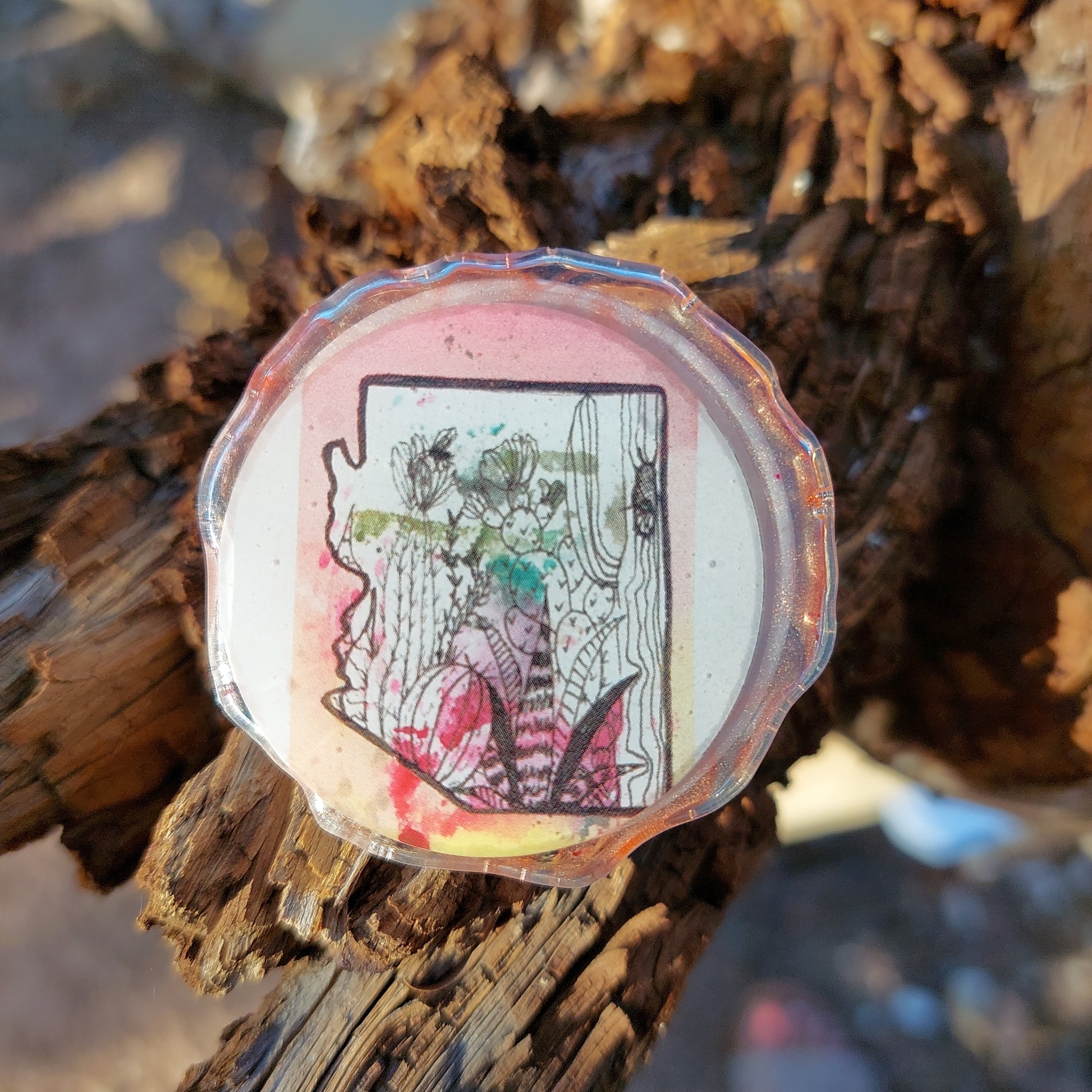 Arizona Pop Socket - Zapata Fine Art