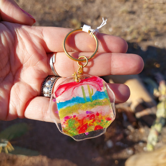 Amber Sky Keychain - Zapata Fine Art