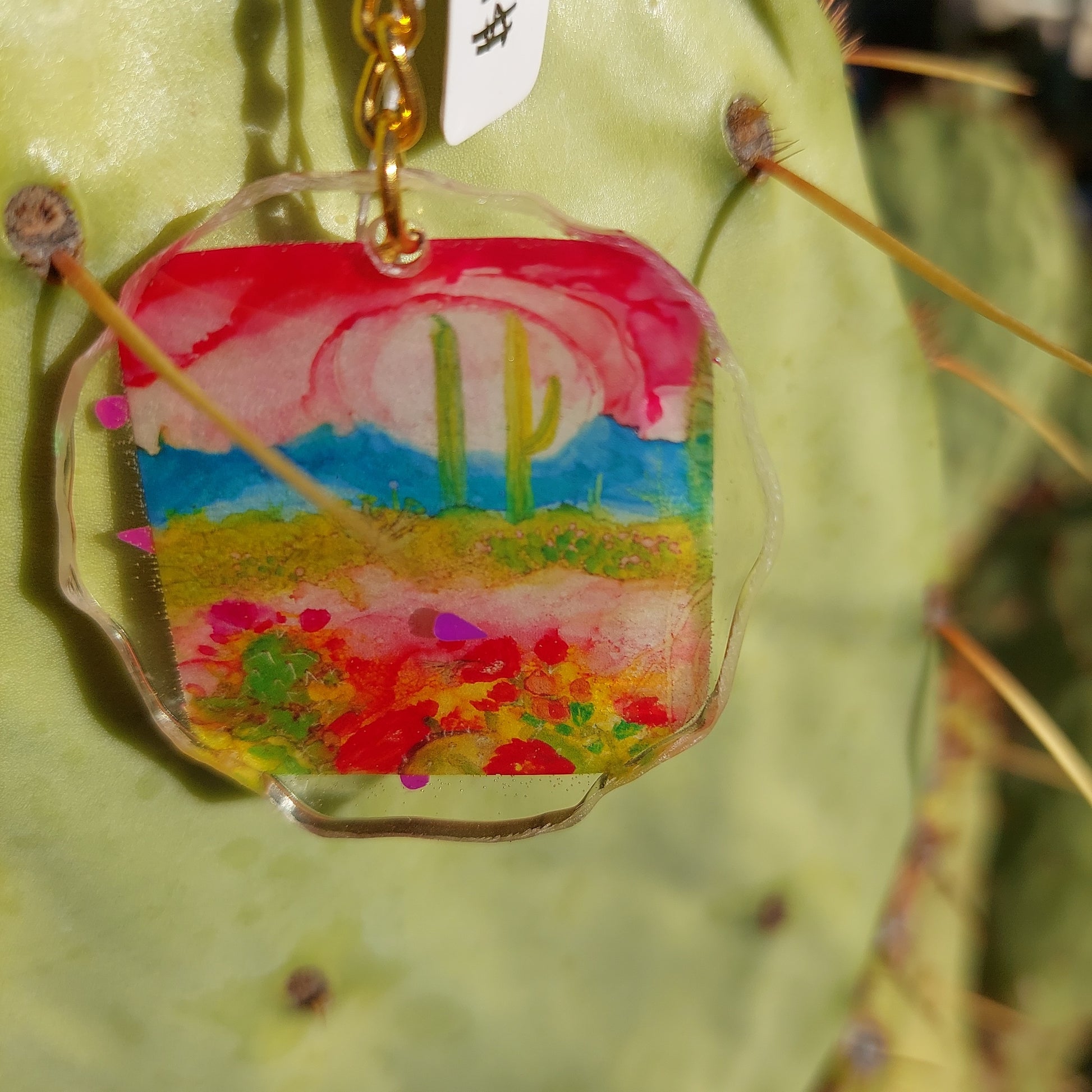 Amber Sky Keychain - Zapata Fine Art