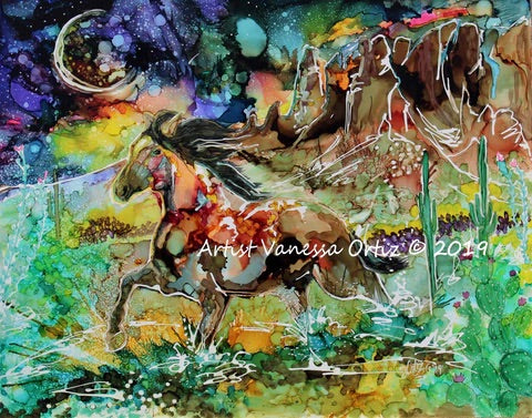 Metaphysical Horse Original - Zapata Fine Art